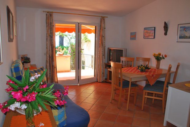 Wohnbereich vom Ferienhaus