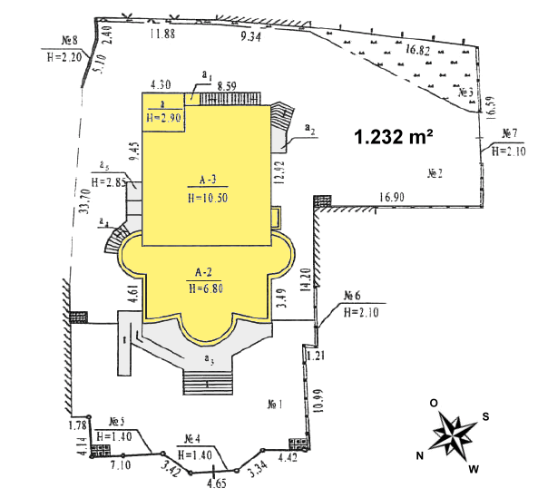 Poltava Grundstck mit Geschftshaus