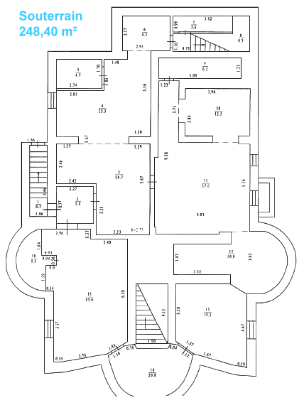 Souterrain vom Brohaus in Poltawa