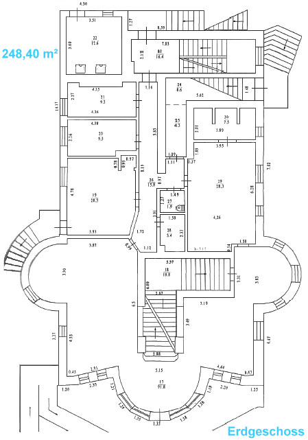 Erdgeschoss vom Brohaus