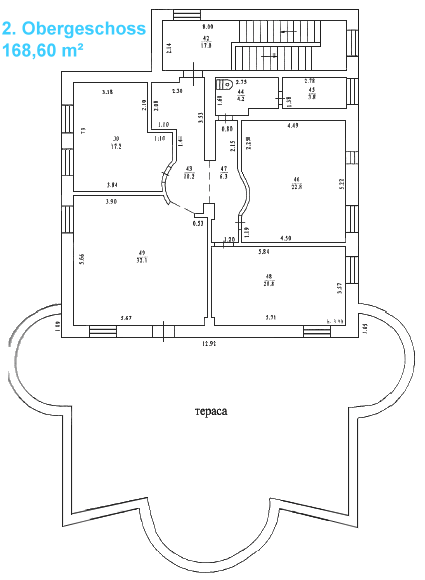 2. Obergeschoss vom Brohaus in Poltawa