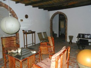 Wohnzimmer der Lodge