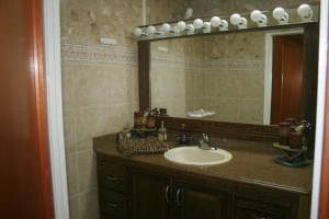 Badezimmer vom Ferienhaus