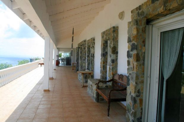 Terrasse vom Ferienhaus