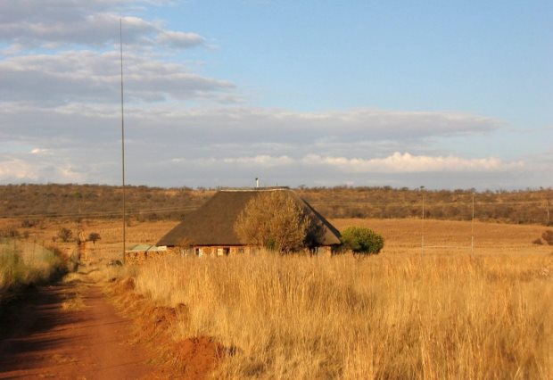 Safarihaus der Wildfarm in Sdafrika