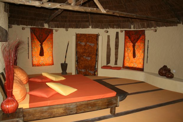 Gste-Lodge der Ferienanlage in Tansania