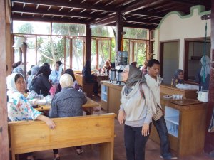 Restaurant der Hotelanlage