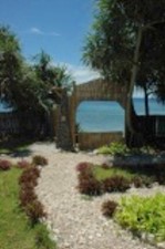 Zugang zum Strand und Meer der Hotelanlage