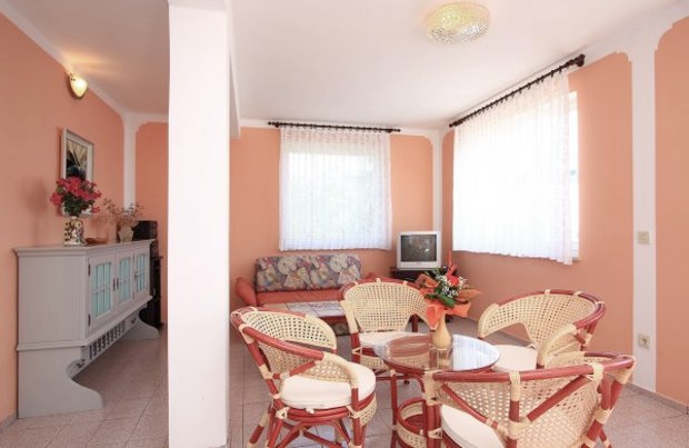 Wohnzimmer im Haus in Lovran Kroatien