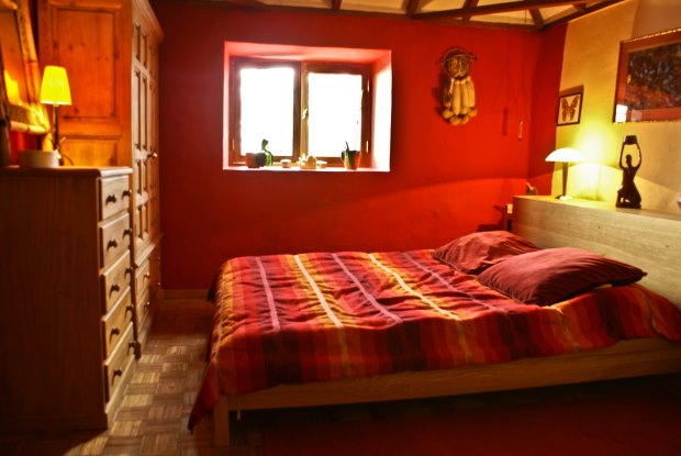 Schlafzimmer der Finca