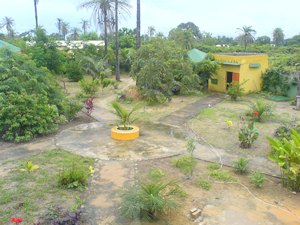 Grundst�ck der Ferienh�user in Tujereng Gambia