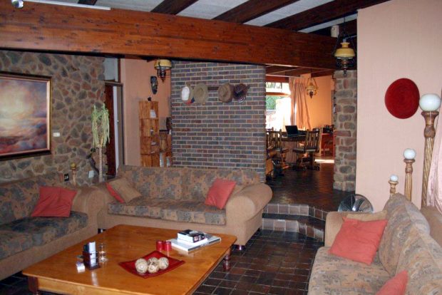 Wohnbereich der Lodge in Sdafrika