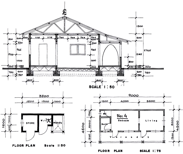 Kololi G�stehaus Grundriss