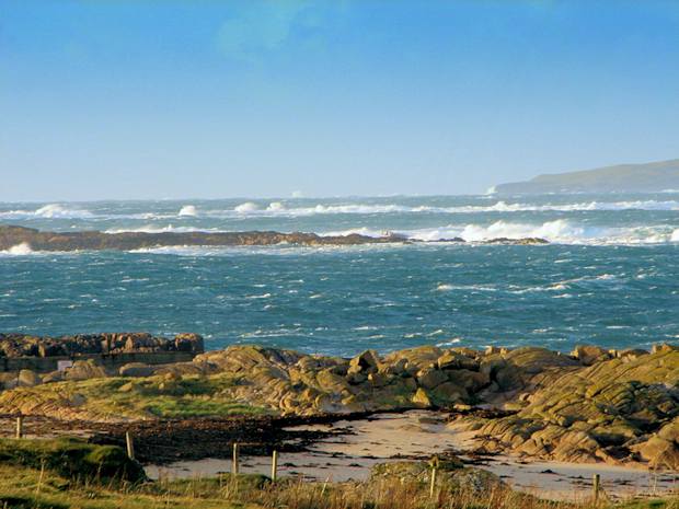 nah dem Landhaus das Meer der Atlantik von Irland