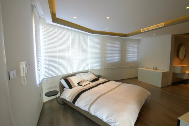 Schlafzimmer einer Eigentumswohnung