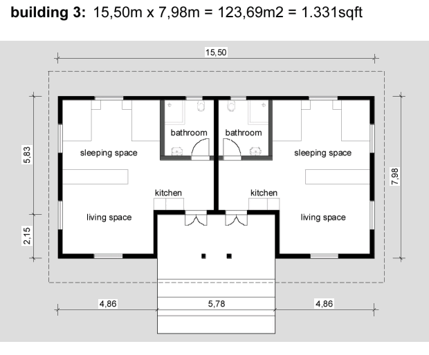 Ferienhaus der Ferienanlage auf Dominica