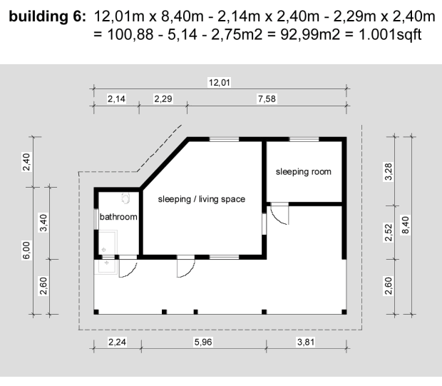 Ferienhaus Gstehaus 6 der Ferienanlage der Insel Dominica