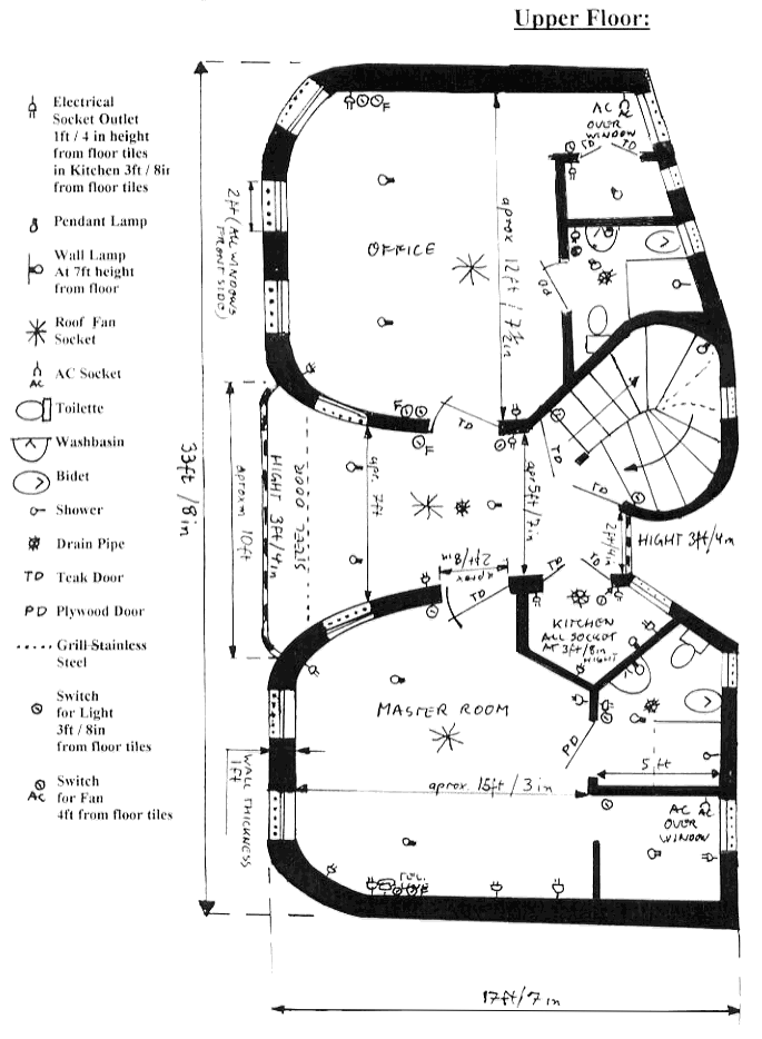 Obergeschoss vom Gesch�ftshaus in Hikkaduwa