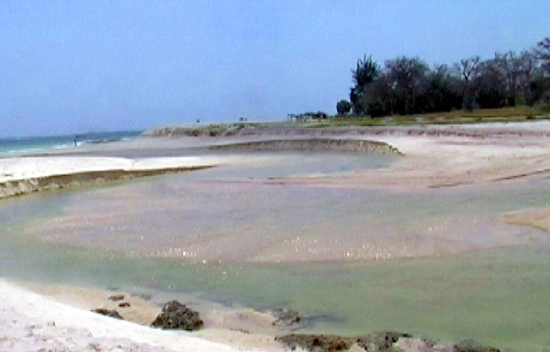 Flussmndung des Mwachema in Kenia