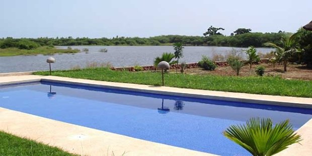 Ferienhaus am Fluss in Senegal