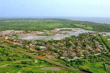Ferienresort mit Wohnhusern in Senegal