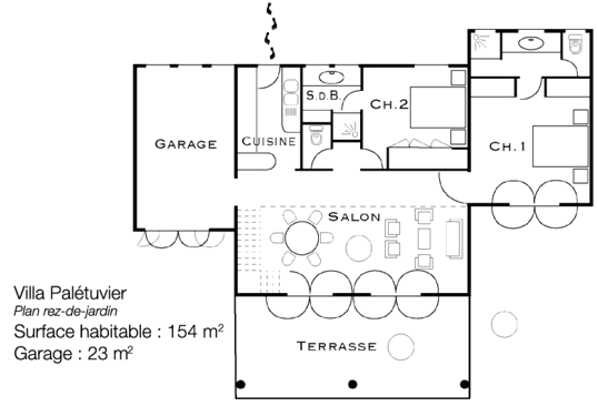 Wohnhaus Typ Paletuvier