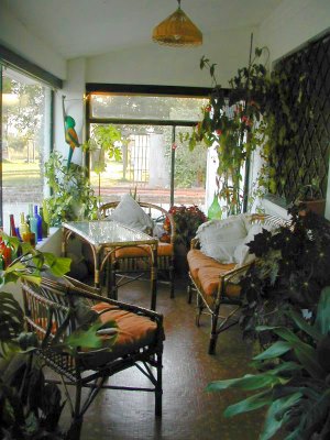 Wintergarten vom Ferienhaus