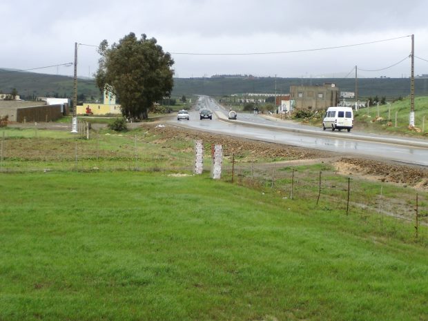 Strae am Bauernhof in Marokko