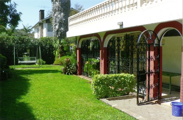 Garten vom Wohnhaus in Nairobi