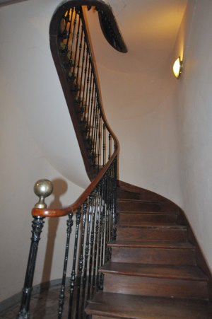 Treppenaufgang im Ferienhaus