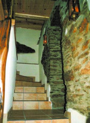 Treppengang im Bauernhaus