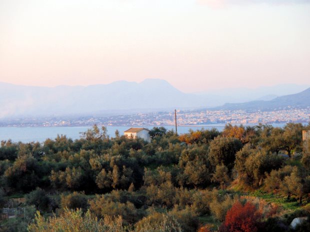 Grundstck mit Meerblick der Kalamata Griechenland