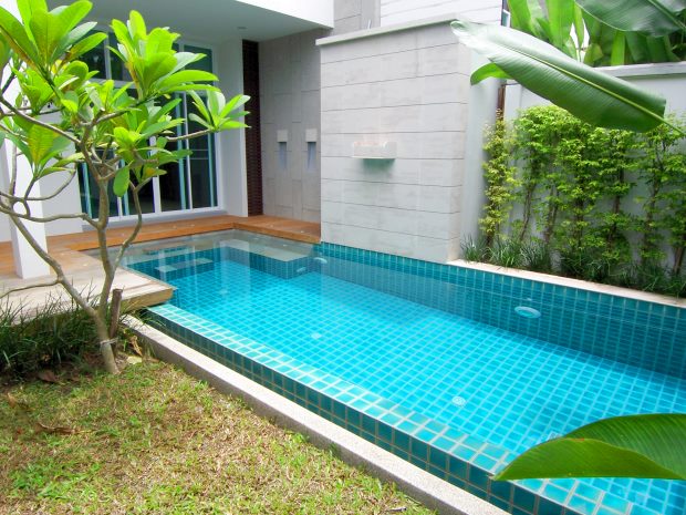 Pool vom Einfamilienhaus auf Phuket