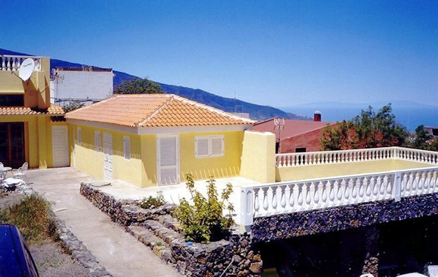 Terrasse vom Einfamilienhaus auf Teneriffa
