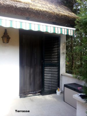 Terrasse vom Ferienhaus