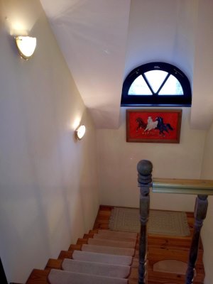 Treppengang vom Ferienhaus