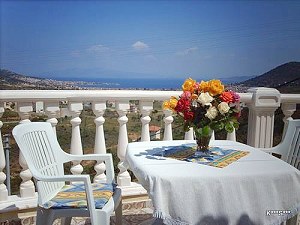 Meerblick vom Ferienhaus