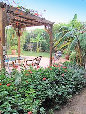 Garten Terrasse der Villa