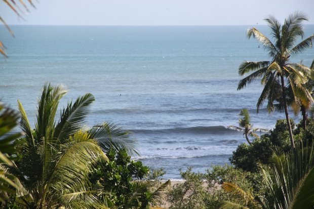 Meerblick der Luxusvilla auf Bali