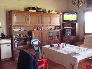 Wohnzimmer vom Farmhaus der Ranch in Paraguay