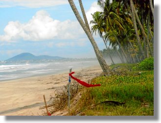 Strandgrundstck in Ghana bei Winneba