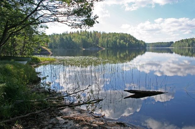 Seegrundst�ck am Pitk�j�rvi in Finnland