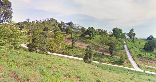 Grundstcke fr eine Villa Ferienhaus mit Meerblick auf Koh Phangan