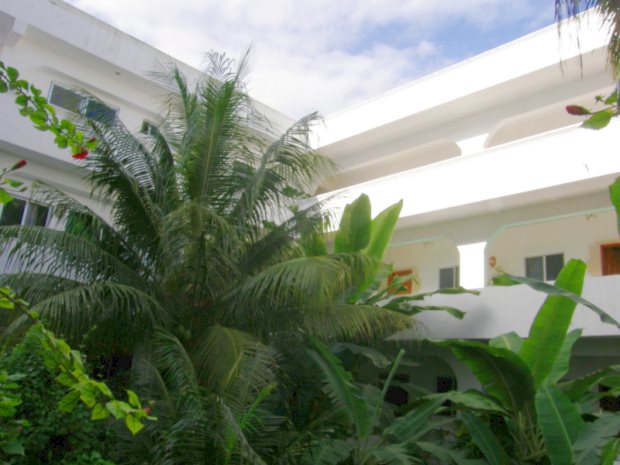 Innenhof der Pension Innenhof der Pension