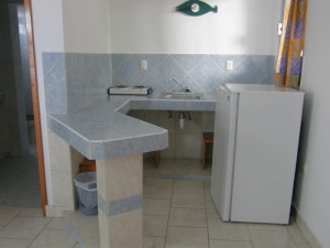 Küche von Einem Apartment der Pension Küche von Einem Apartment der Pension