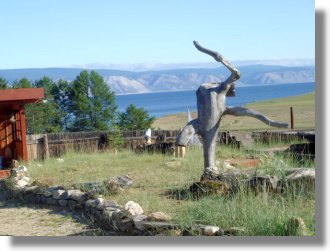 Ferienhaus mit Grundstck am Baikalsee auf Olchon