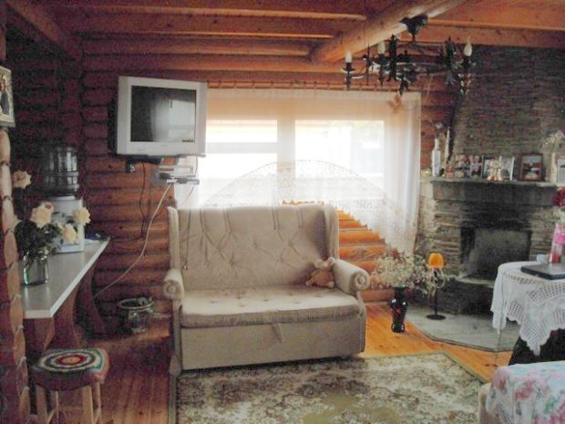 Wohnzimmer vom Ferienhaus auf der Krim