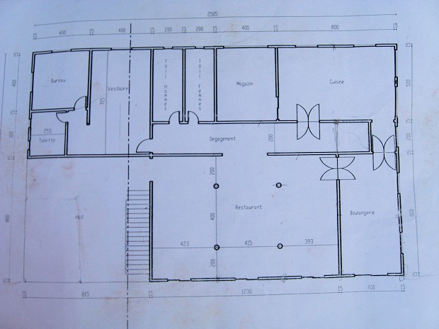Grundriss vom Haus in Ziguinchor