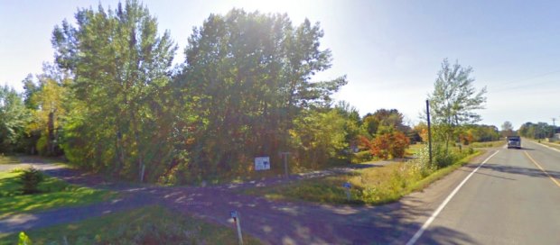 Zufahrt zum Baugrundstück Zufahrt zum Baugrundstück