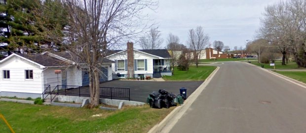 Wohngebiet in Fredericton gegenüber dem Baugrundstück Wohngebiet in Fredericton gegenüber dem Baugrundstück